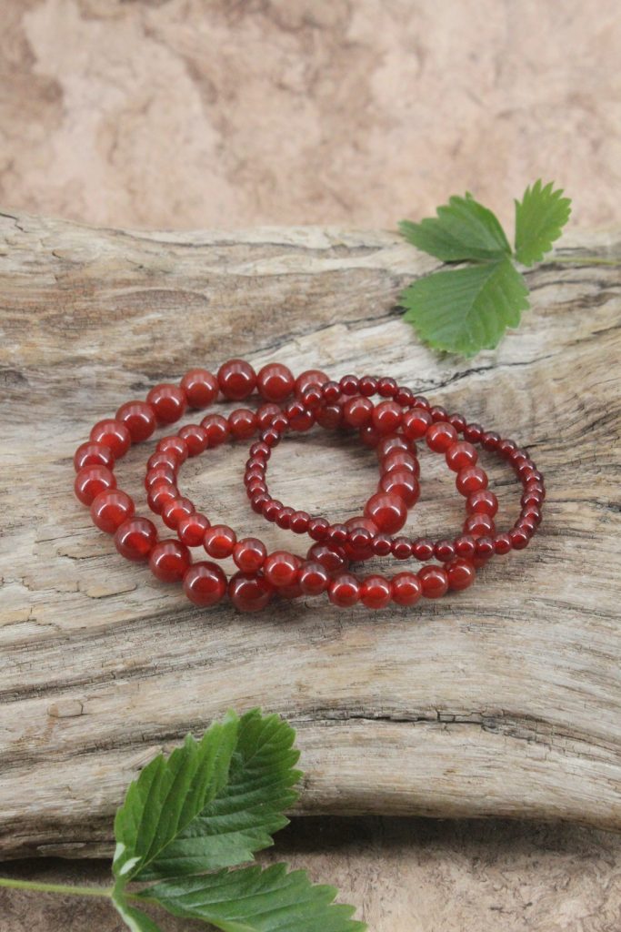 Bracelet cornaline chauffée