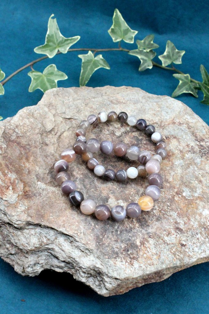 Bracelet Agate du Botswana