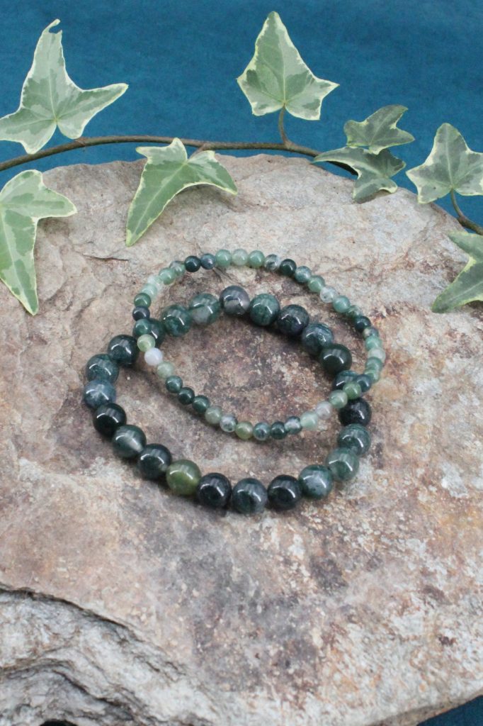 Bracelet Agate mousse