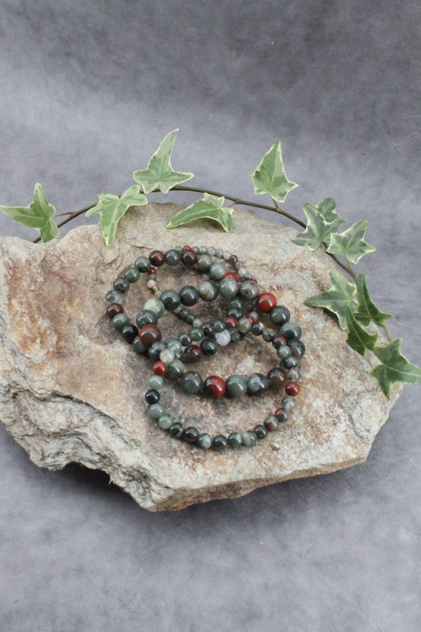 Bracelet Jaspe Blood Stone