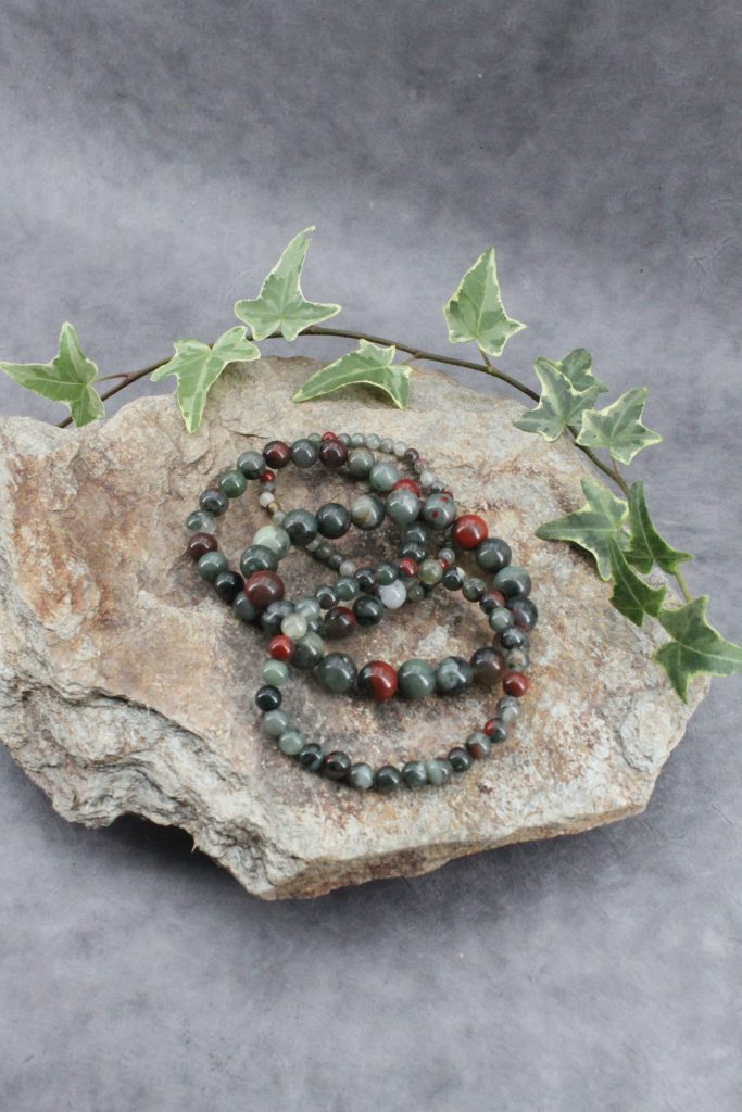 Bracelet Jaspe Blood Stone