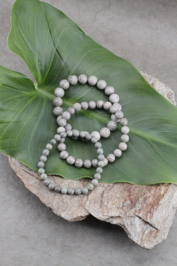Bracelet Jaspe gris