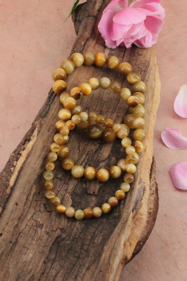 Bracelet Oeil de Tigre Doré