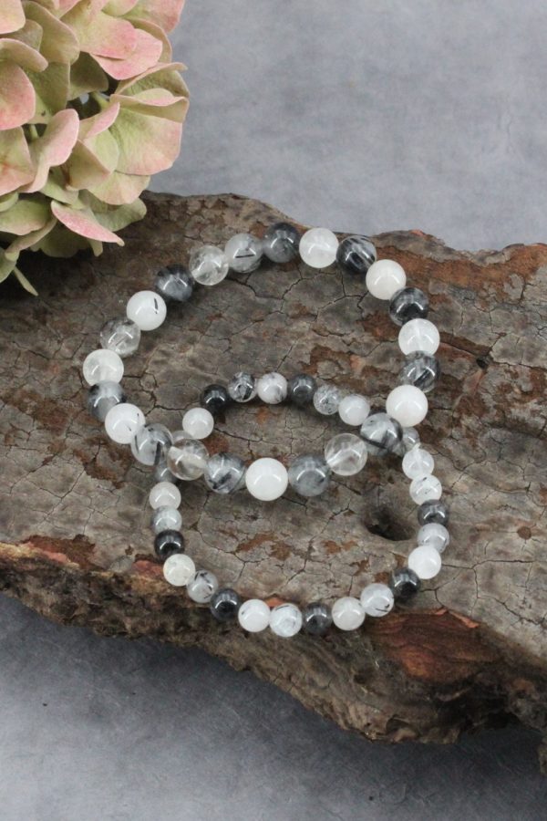 Bracelet Quartz Rutile Noir