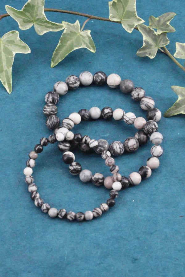 Bracelet Jaspe Toile d’Araignée